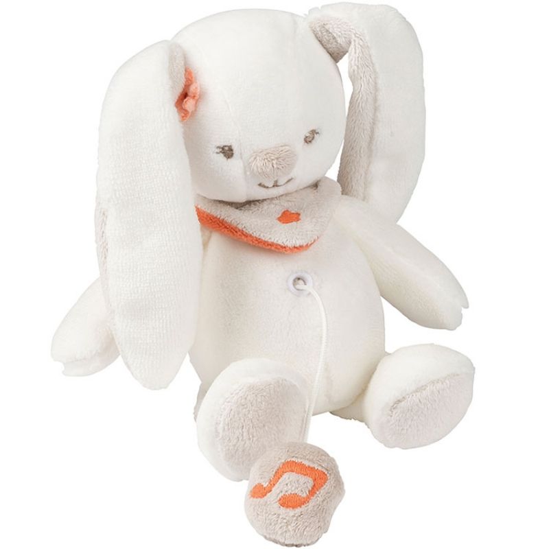 Peluche musicale Mia le lapin (20 cm) Nattou