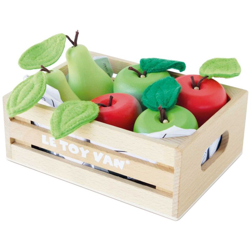Cagette de pommes et poires du marché en bois FSC Le Toy Van Produit 3