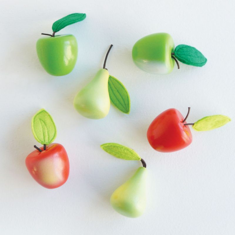 Cagette de pommes et poires du marché en bois FSC Le Toy Van Ambiance 5