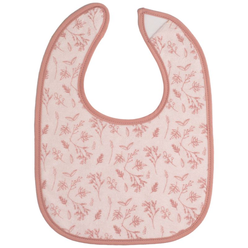 Lot de 6 bavoirs premier âge Fleurs Roses Trois Kilos Sept Produit 3