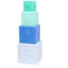 Cubes gigognes et à empiler vert et bleu Little L Produit 1