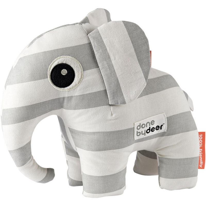 Peluche Elphee l'éléphant gris (26 cm) Done by Deer