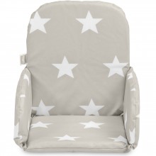 Coussin chaise haute Little star étoile sable  par Jollein
