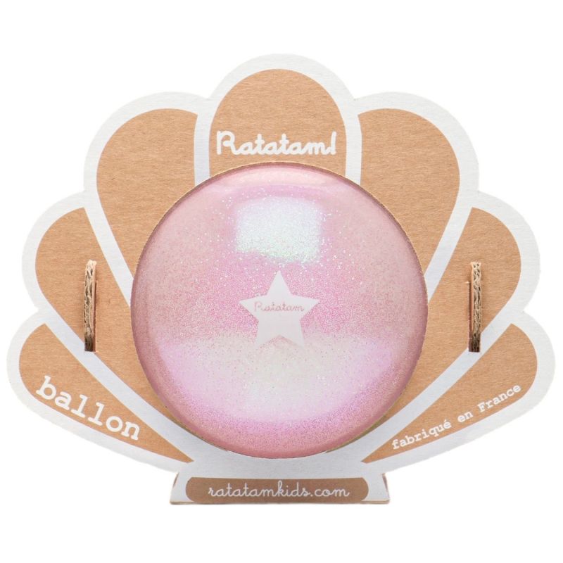 Ballon coquillage Rose (10 cm) Ratatam Produit 1