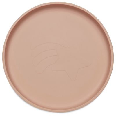 Assiette plate en silicone à ventouse Pale Pink
