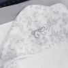 Cape de bain Toile de Jouy gris Tartine et Chocolat Ambiance 8