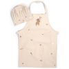 Tablier brodé et toque en coton Wonderful Winter Lièvre Filibabba Produit 1