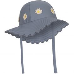 Chapeau d'été Sybille bleu (6-9 mois) - Konges Slojd
