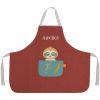 Tablier Tchikis 3 Paresseux personnalisable (2-6 ans) L'oiseau bateau Produit 1