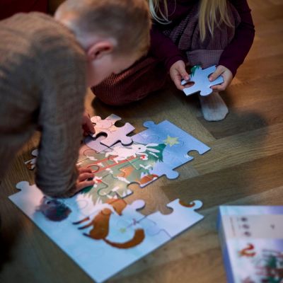 Puzzle 30 pcs Wonderful Winter Forest Friends (45x45 cm)