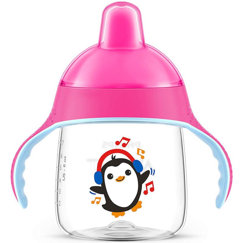 Tasse à bec anti-fuites rose Philips AVENT
