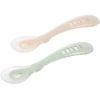 Lot de 2 cuillères silicone 2ème âge Duo Argile Vert de gris Béaba Produit 1