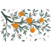 Sticker mural Oranges sur branche (54 x 90 cm) - Lilipinso