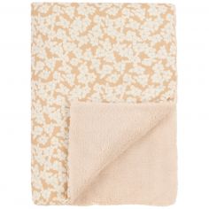 Couverture d'hiver en mousseline double Wabi-sabi Golden brown sakura - Nobodinoz