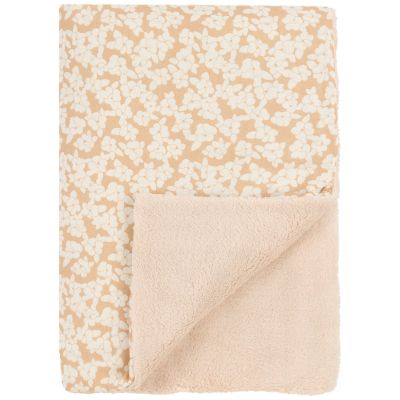 Couverture d'hiver en mousseline double Wabi-sabi Golden brown sakura Nobodinoz