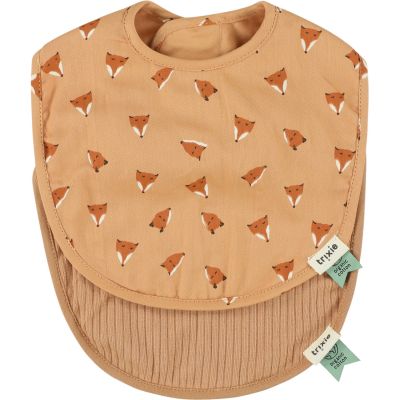 Lot de 2 bavoirs de naissance Fierce Fox  par Trixie