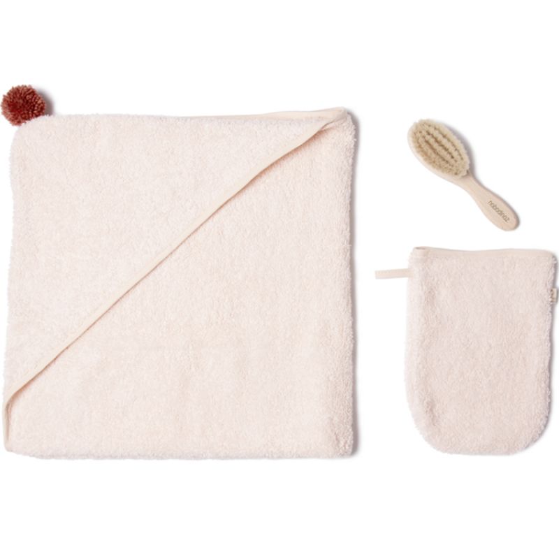 Coffret de bain rose pâle So cute Nobodinoz