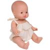 Barboteuse bretelles à volants pour poupée en gaze de coton écru BB & Co Produit 1