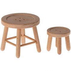 Ensemble table et tabouret Souris - Maileg