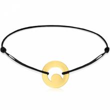 Bracelet cordon enfant Lune (or jaune 750°)  par Maison Augis