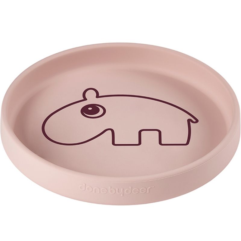 Assiette en silicone Ozzo Rose Done by Deer