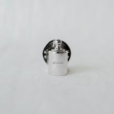 Pins Mon Petit Poids personnalisable (argent rhodié) - Mon Petit Poids