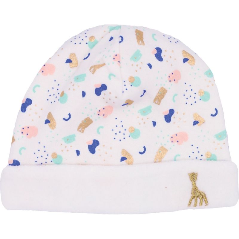 Bonnet édition limitée Sophie la girafe rose (1-3 mois) Trois Kilos Sept