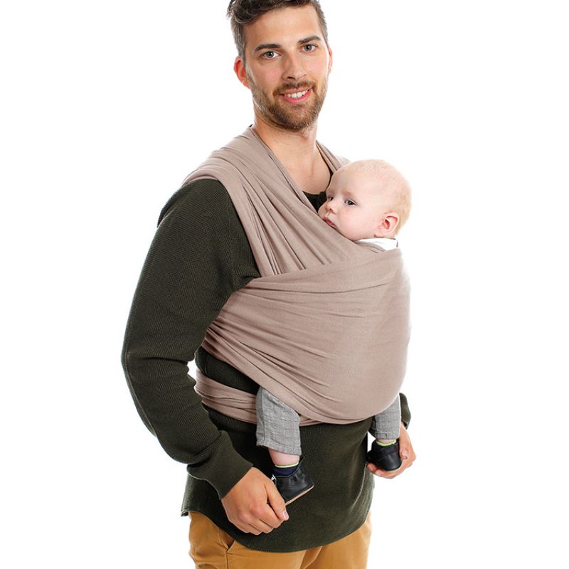 Echarpe de portage Tricot Slen sable Babylonia carriers