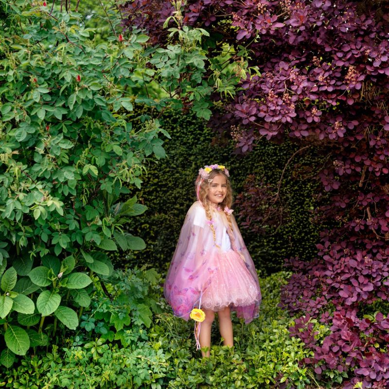 Cape papillon Danae, bandeau et baguette magique (5-7 ans) Souza For Kids Ambiance 2