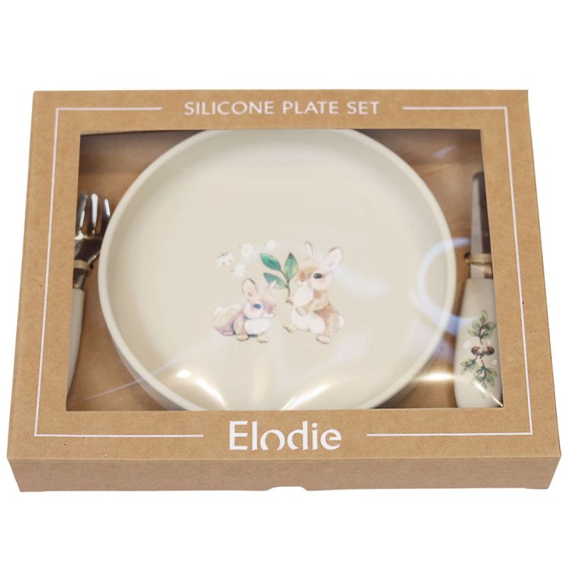 Set assiette et couverts Bunny Darling Elodie Details Packaging 5