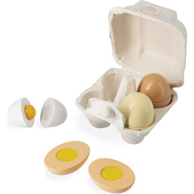 Les œufs du petit chef (boîte de 4 œufs)  par Janod 