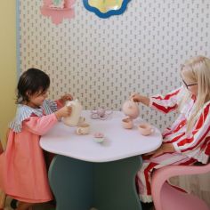 Ensemble de jeu Thé en silicone Blush (4 pièces)