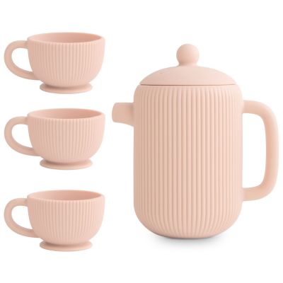 Ensemble de jeu ThÃ© en silicone Blush (4 piÃ¨ces)