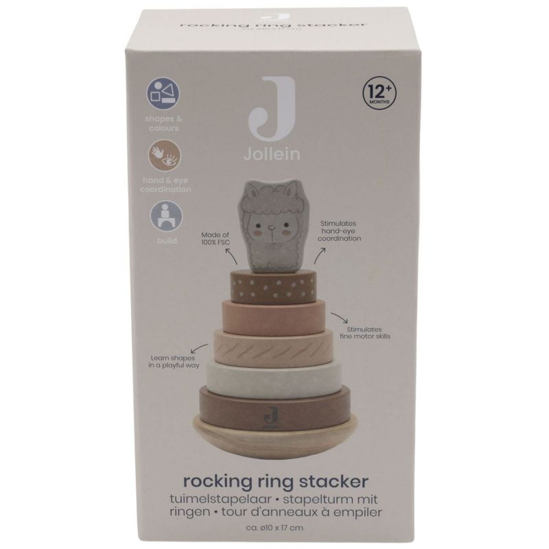 Tour à empiler en bois Alpaca Paco Jollein Packaging 8