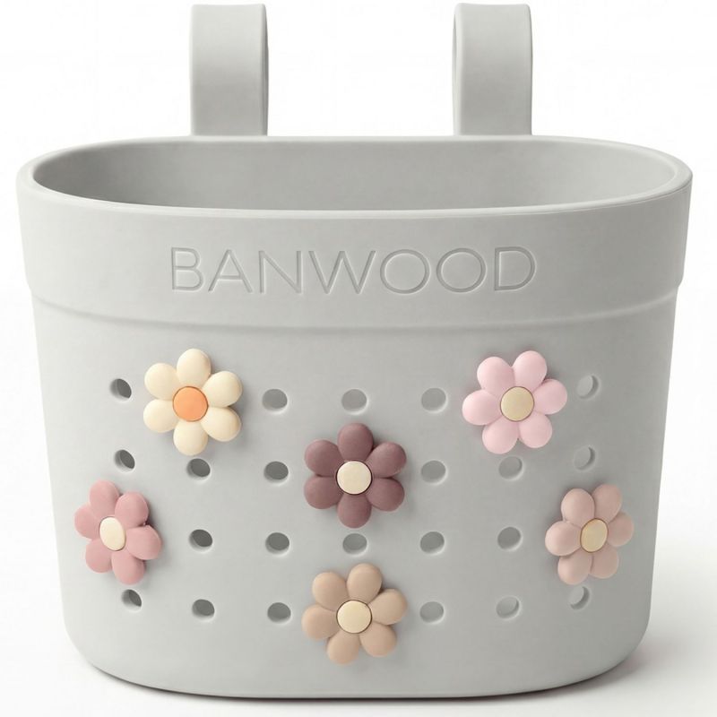 Panier de vélo à personnaliser Pin et Ride Ivoire Banwood Produit 3