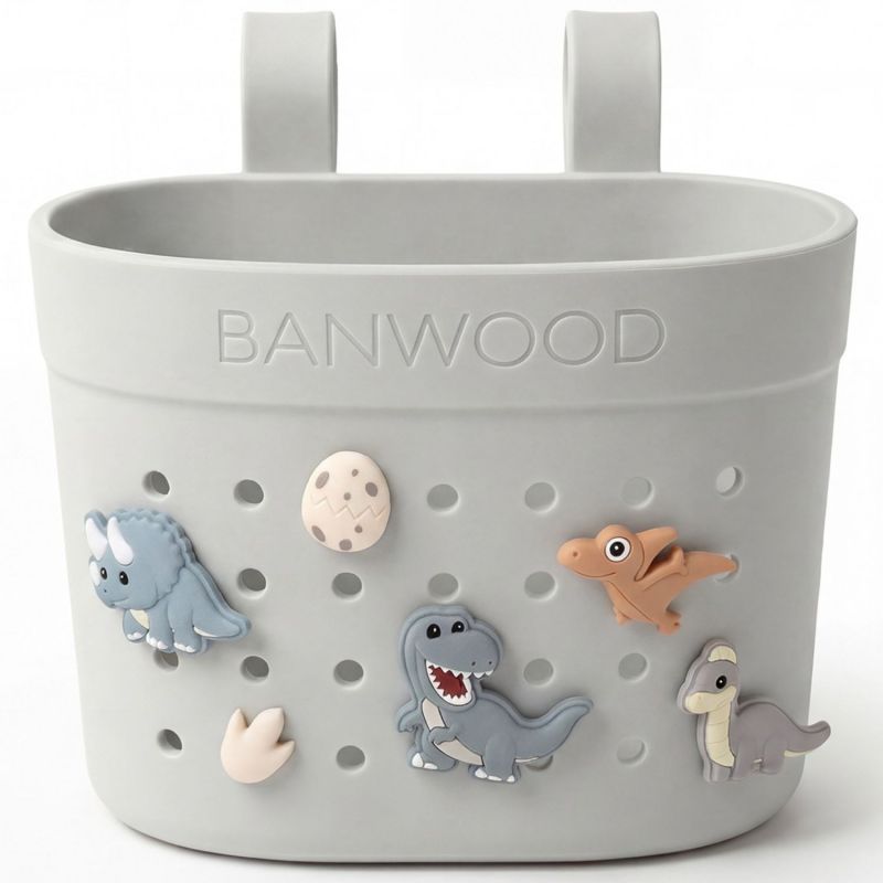 Panier de vélo à personnaliser Pin et Ride Ivoire Banwood Produit 4