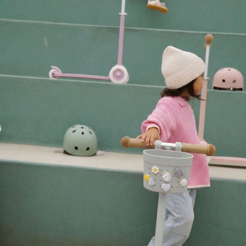 Panier de vélo à personnaliser Pin et Ride Ivoire Banwood Ambiance 5