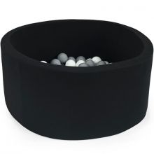 Piscine à balles ronde noire personnalisable (90 x 40 cm)  par Misioo