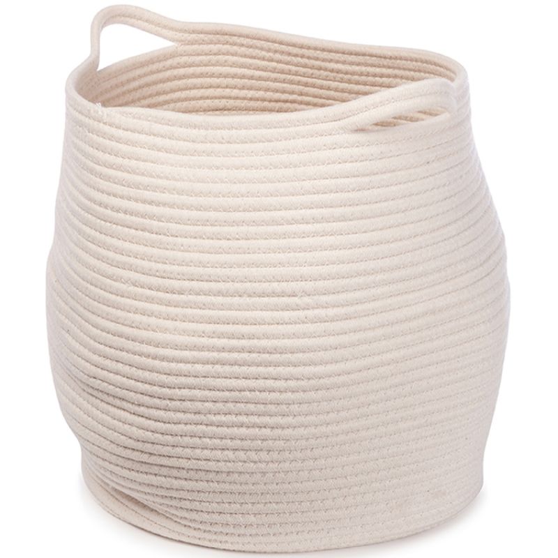 Panier de rangement Kwando écru (38 x 33 cm) Kids Depot