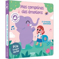 Livre sonore Mes comptines des émotions - Auzou Editions