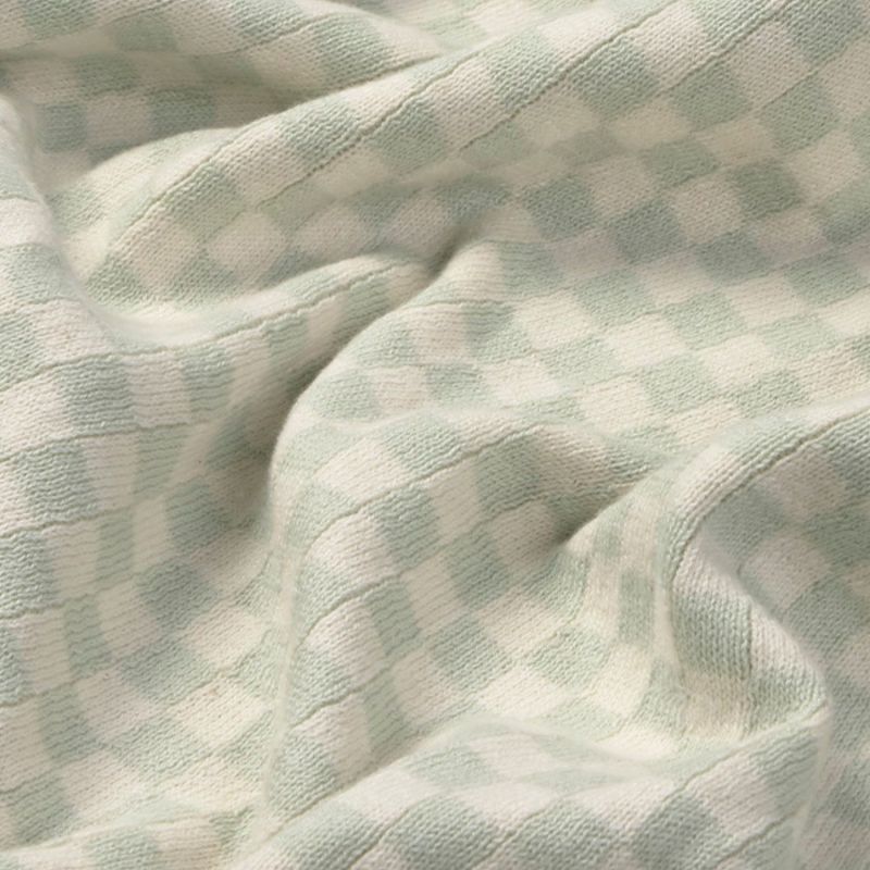 Couverture bébé tricotée Tiles bleu sauge (80 x 100 cm) Lorena Canals Produit 4