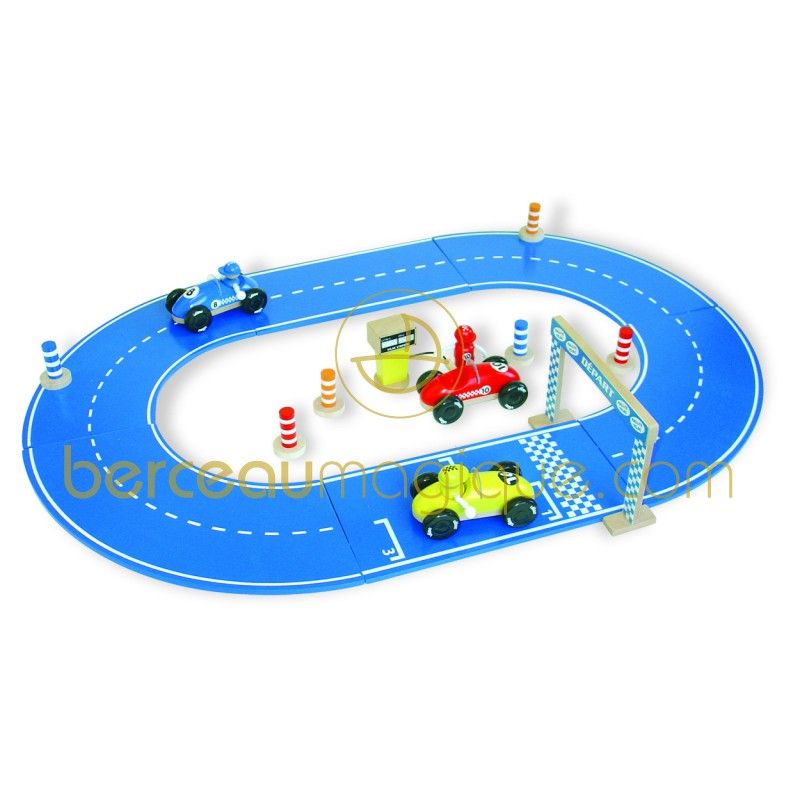 Coffret circuit avec ses accessoires Vilac