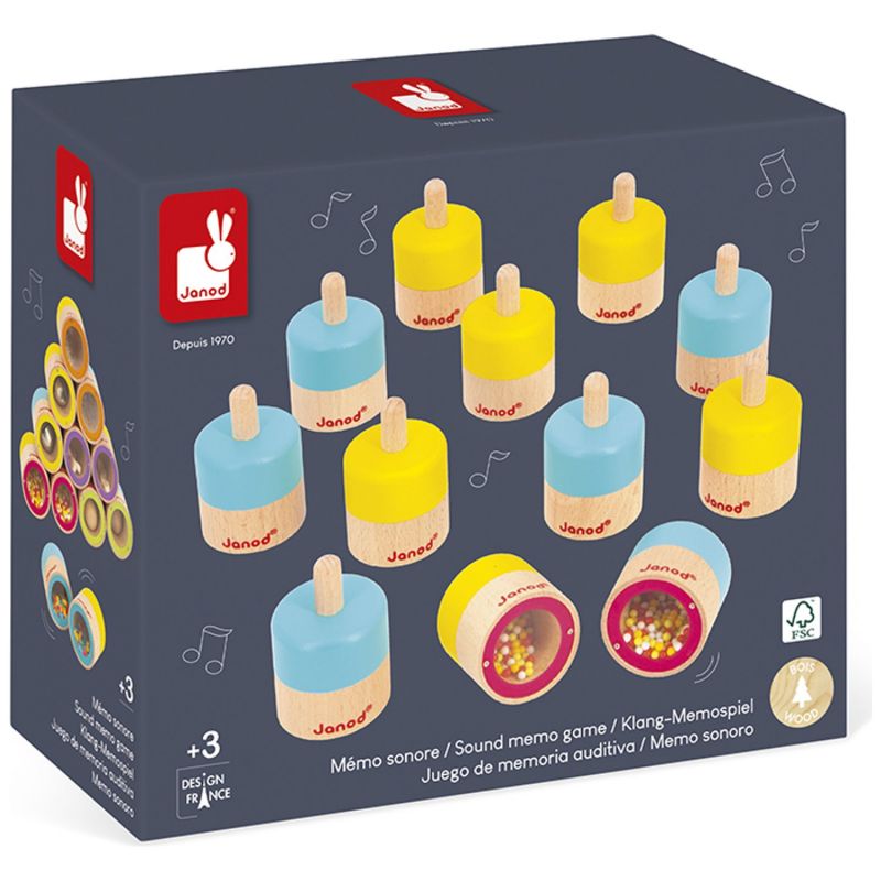 Jeu sensoriel Memo sonore Janod Packaging 7