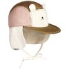 Casquette anti-UV Camper Ourson Rose et Brun (0-2 ans)  par KI et LA