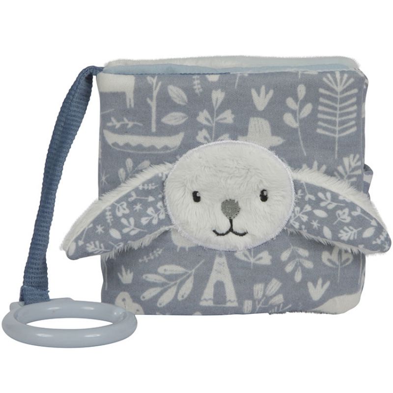 Livre bébé lapin Adventure blue Little Dutch