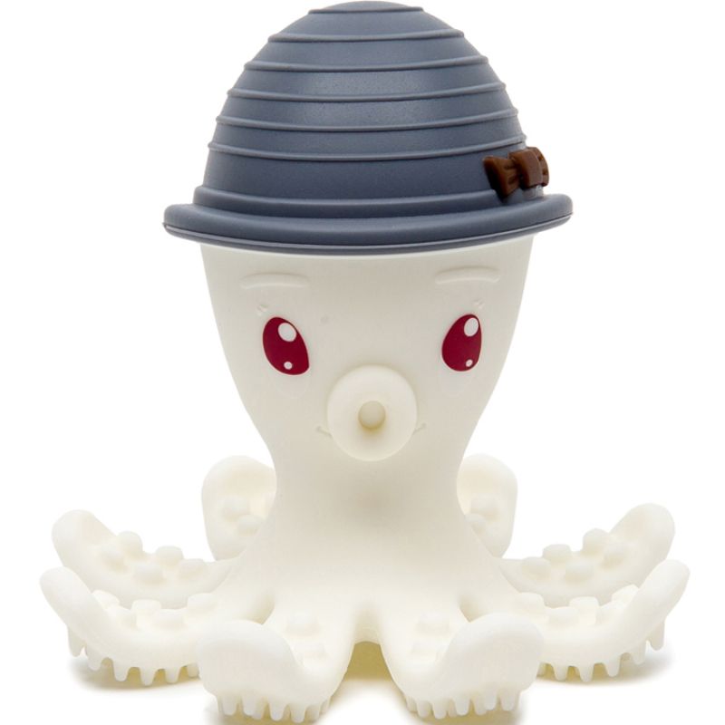Pieuvre de dentition 3D Mombella gris foncé Baby to Love