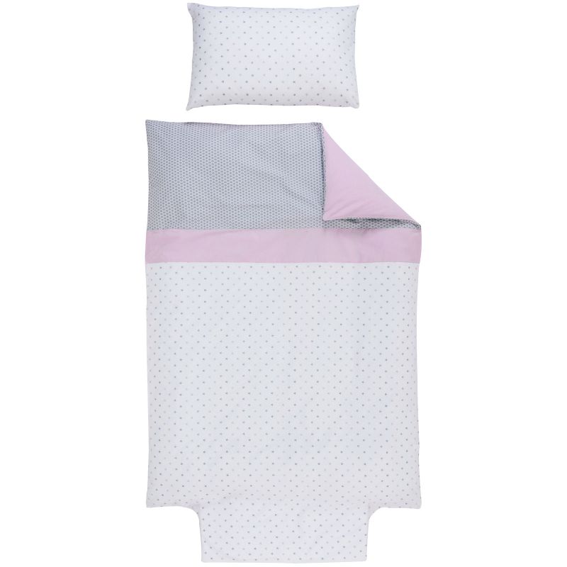 Housse de couette + taie d'oreiller coton bio Claudine (100 x 140 cm) P'tit Basile