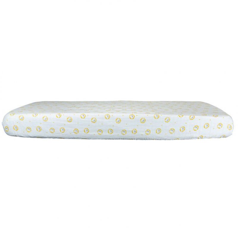 Lot de 2 draps housses en coton bio Pluche et Pompon (pour lits 60 x 120 cm et 70 x 140 cm) Sauthon