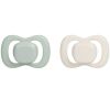 Lot de 2 sucettes symétriques en silicone Vanilla-Latte (0-6 mois) B.Box Produit 1