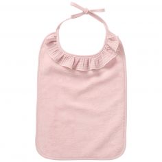 Grand bavoir bambou et gaze de coton pétale - BB & Co